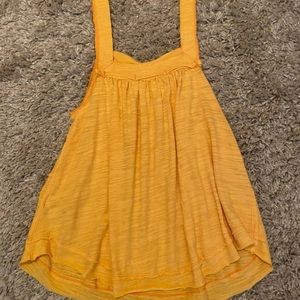 Free people yellow tank!